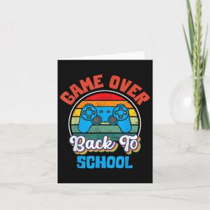 Terug naar school Leuk spel over Leraar Student Co Kaart