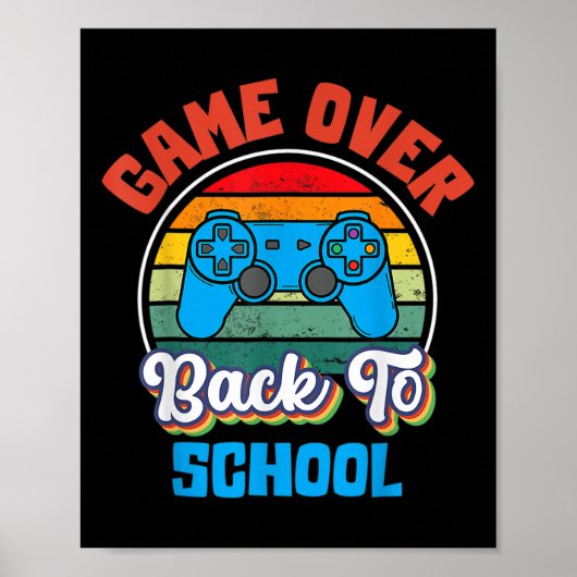 Terug naar school Leuk spel over Leraar Student Co Poster (Voorkant)