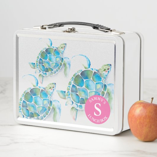 Terug naar school Leuke Kinder Zee schildpad (In situ)