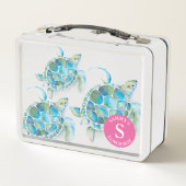 Terug naar school Leuke Kinder Zee schildpad (Achterkant)