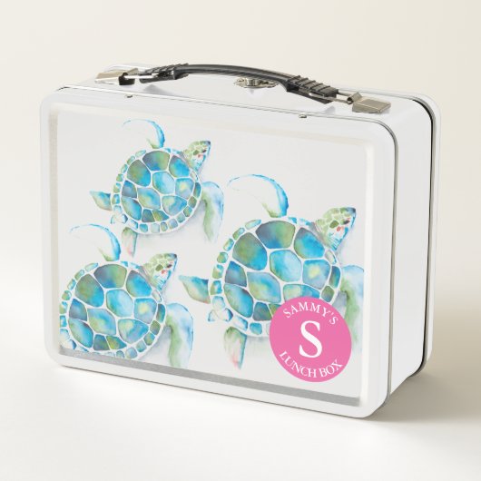 Terug naar school Leuke Kinder Zee schildpad (Achterkant)