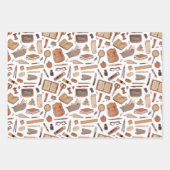 Terug naar school Leuke kleurrijke iconen 3 Inpakpapier Vel (Voorkant)