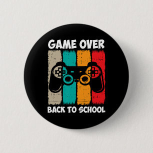 Terug naar school leuke spelletjes over leraar lee ronde button 5,7 cm