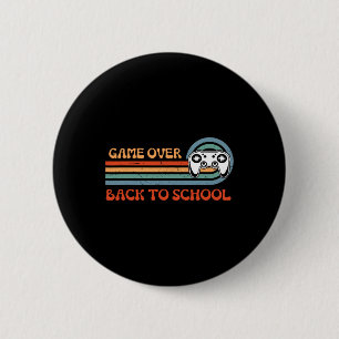 Terug naar school leuke spelletjes over leraar lee ronde button 5,7 cm