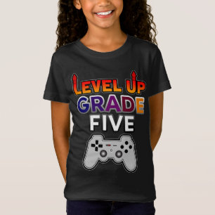 Terug naar school Level Up Groep acht T-shirt