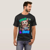 Terug naar school Leveled Up Graad 3 Videospel C T-shirt (Voorkant volledig)