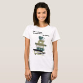 Terug naar School Liefde Lezen Favoriete Bibliothe T-shirt (Voorkant volledig)