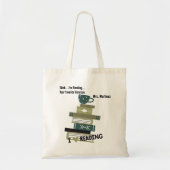 Terug naar school Liefde Lezen Favoriete bibliothe Tote Bag (Voorkant)