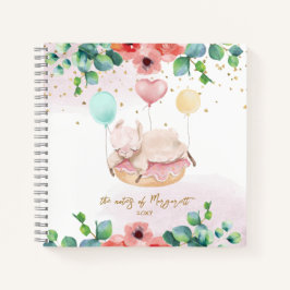 Terug naar School Llama Meisje Schetsboek Notitieboek