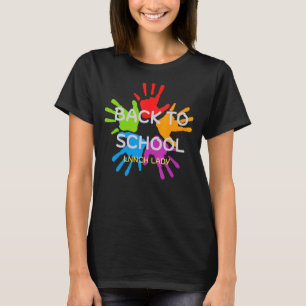Terug naar School Lunch Lady Cafeteria School Food T-shirt