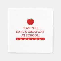 Terug naar School LunchBox Servet