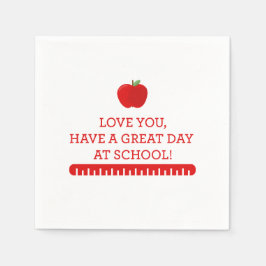 Terug naar School LunchBox Servet