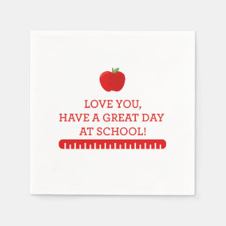 Terug naar School LunchBox Servet