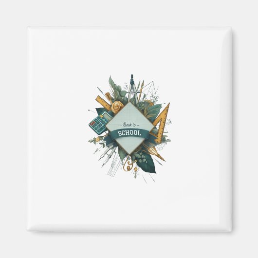 Terug naar school magneet (Voorkant)