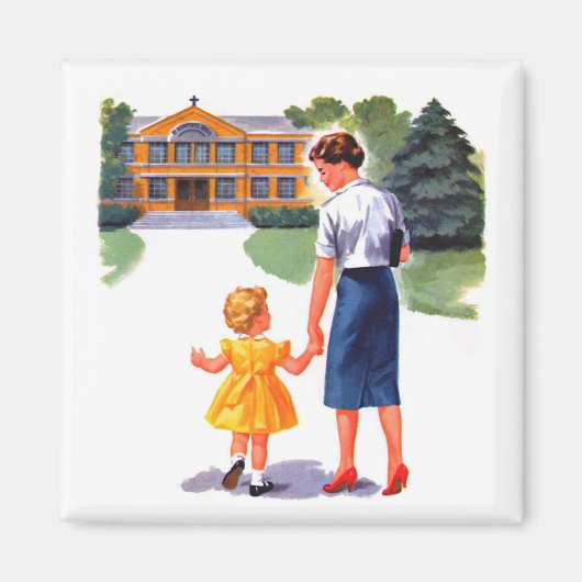 Terug naar School Magnet (Voorkant)