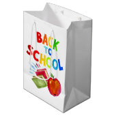 Terug naar school medium cadeauzakje (Voorkant Gekanteld)