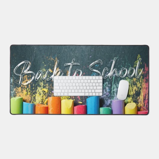 Terug naar school | Meerkleurig Bureaumat (Keyboard & Muis)