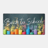Terug naar school | Meerkleurig Bureaumat (Voorkant)