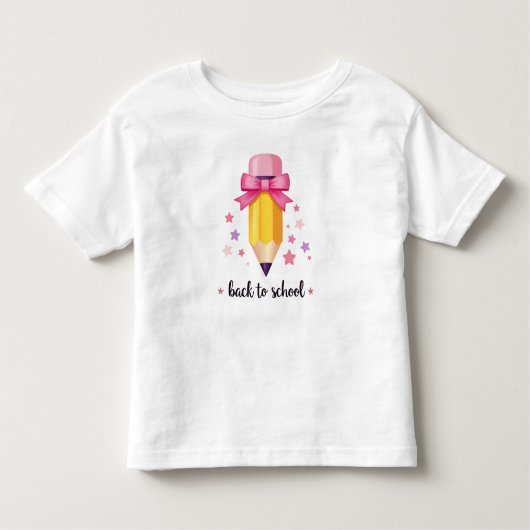 Terug naar School meisje Shirt, Kleuterschool, Pre Kinder Shirts (Voorkant)