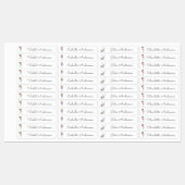 Terug naar School Meisjes Gymnastiek Kinder Naam Labels (Vel)