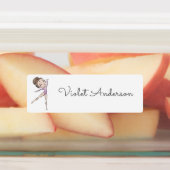 Terug naar School Meisjes Gymnastiek Kinder Naam Labels (Aangebracht)