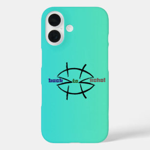 Terug naar school met een anime twist iPhone 16 hoesje