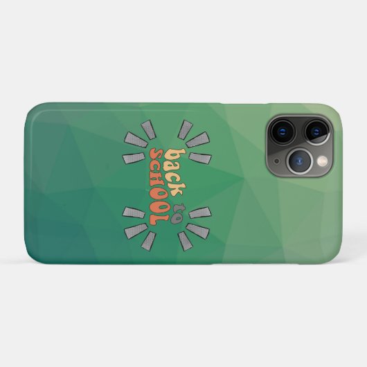 Terug naar school met een anime twist Case-Mate iPhone case (Achterkant (horizontaal))