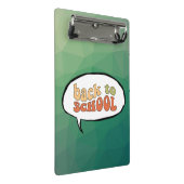 Terug naar school met een anime twist mini klembord (Schuin)