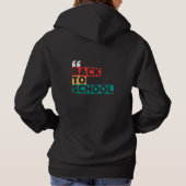Terug naar school met een klassieke en elegante to hoodie (Achterkant)