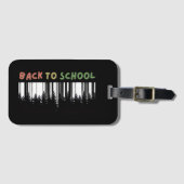 Terug naar school met een vleugje wilde bomen bagagelabel (Voorkant (horizontaal))