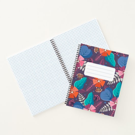 Terug naar school met herfstbladeren – Spiral Note Notitieboek (Binnen)