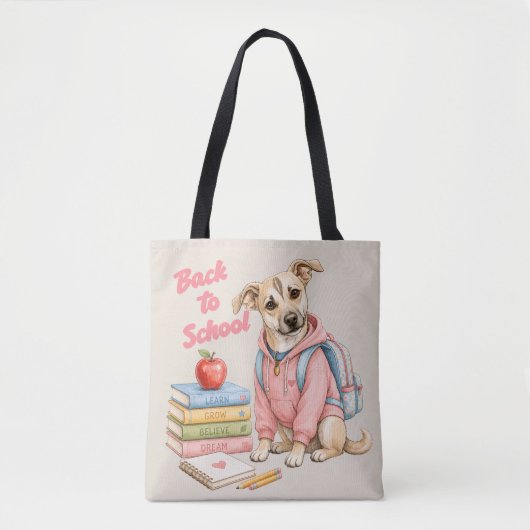 Terug naar school met Lina Tote Bag (Voorkant)