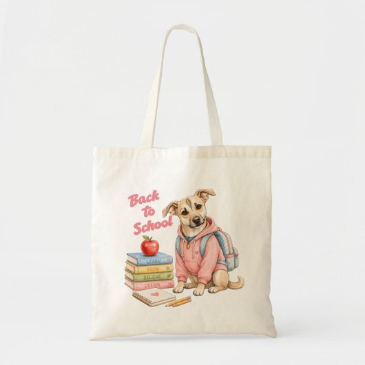 Terug naar school met Lina Tote Bag (Voorkant)