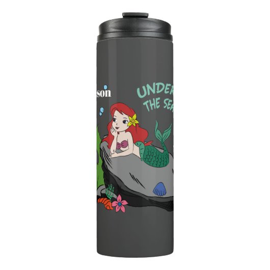 Terug naar school met mermaïden roestvrij staal thermosbeker (Voorkant)