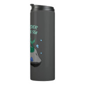 Terug naar school met mermaïden roestvrij staal thermosbeker (Geroteerd rechts)