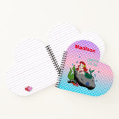 Terug naar school met mermaids en het zee notitieb notitieboek (Binnen)