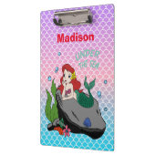 Terug naar school met zeemeerminnen en zee klembord (Links)