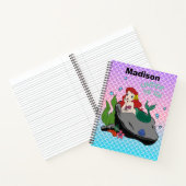 Terug naar school met zeemeerminnen en zee notitieboek (Binnen)