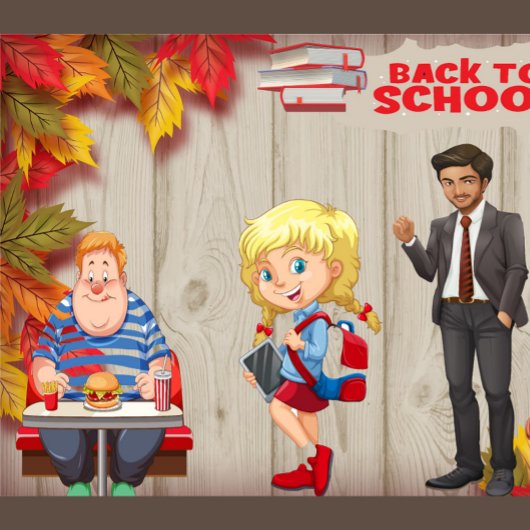 Terug naar school metalen lunchbox