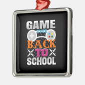 Terug naar school metalen ornament (Links)