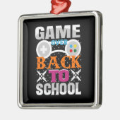 Terug naar school metalen ornament (Links)