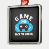 Terug naar school metalen ornament (Links)