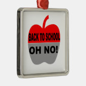 Terug naar school metalen ornament (Rechts)