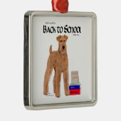 Terug naar School Metalen Ornament (Rechts)