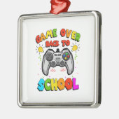 Terug naar school metalen ornament (Links)