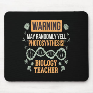 Terug naar school microbiologie grappige wetenscha muismat