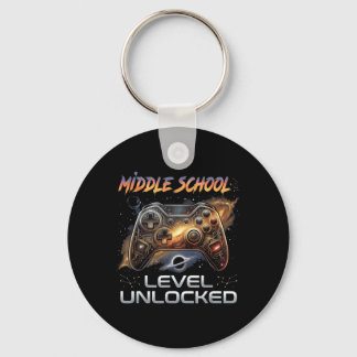 Terug naar school middelbare school jongens gamer sleutelhanger