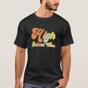 Terug naar school Middelbare school Sfeer Student T-shirt