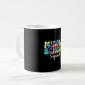 Terug naar school middelbare school squad team ler koffiemok (Voorkant links)