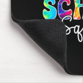 Terug naar school middelbare school squad team ler muismat (Hoek)